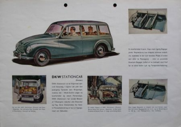 DKW 3=6 Modelprogram 1953 Carbrochure (6371)